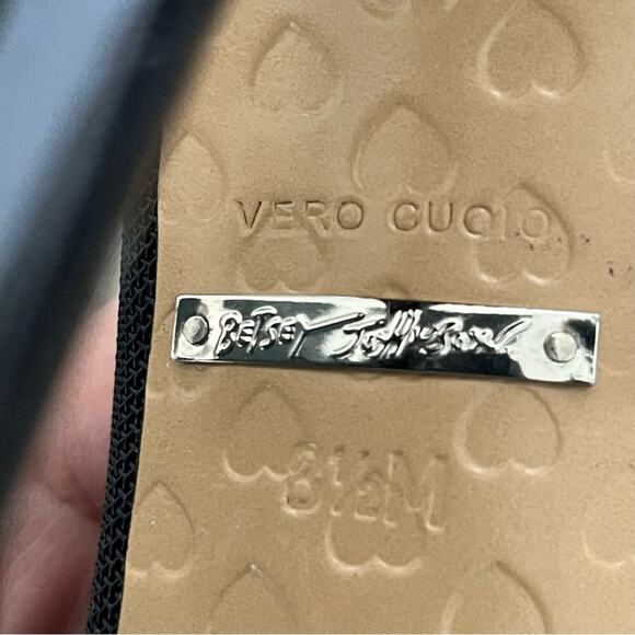 Betsey Johnson Women's Alexandra Open Toe Mesh Pumps Shoes Black Size 8.5 - Picture 12 of 12